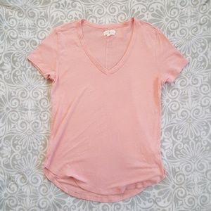 Lou & Grey size small peach pink shirt
